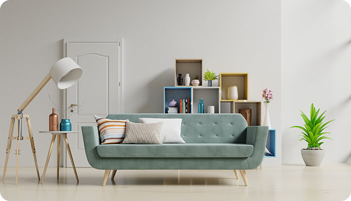 Use proper reference for furniture decoration lighting and shadows