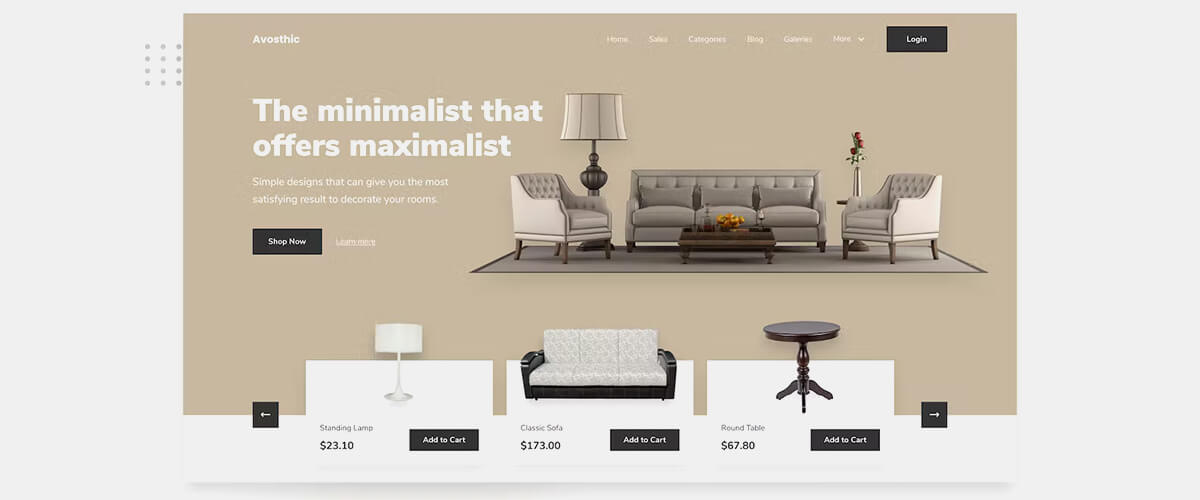 3D models in ecommerce websites