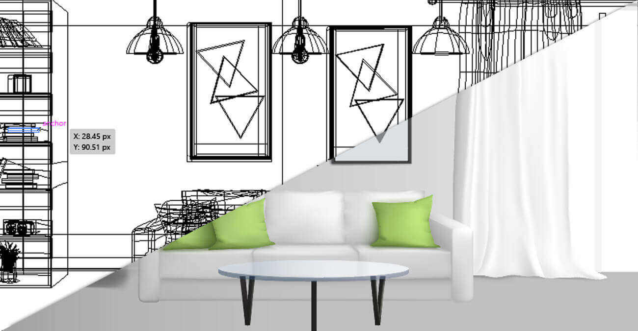 Keep detailed illustration of 3D rendering