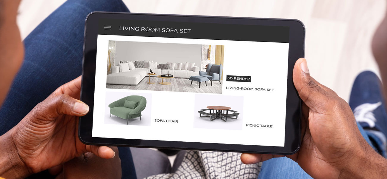 Interactive furniture models