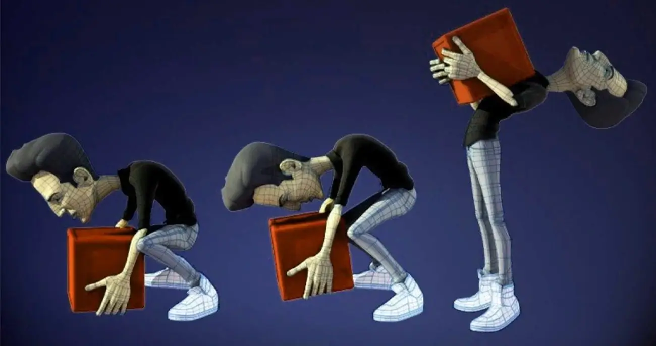 Gravity effect on the object