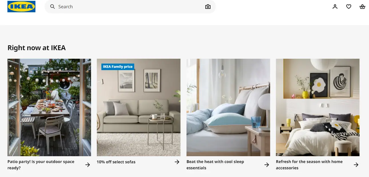 IKEA 3D product visualization